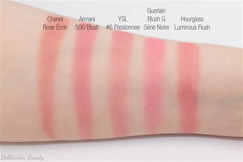 ysl heart of light blush swatches 4 babydoll